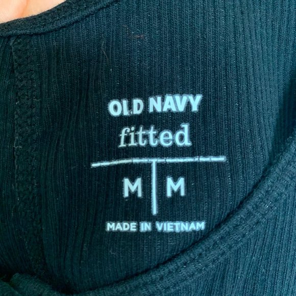 Old Navy,  black tank top, medium - Picture 3 of 3